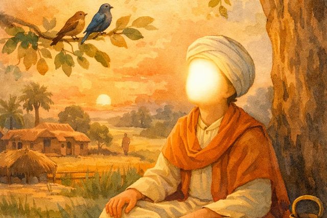 Young Nanak with his family in Talwandi