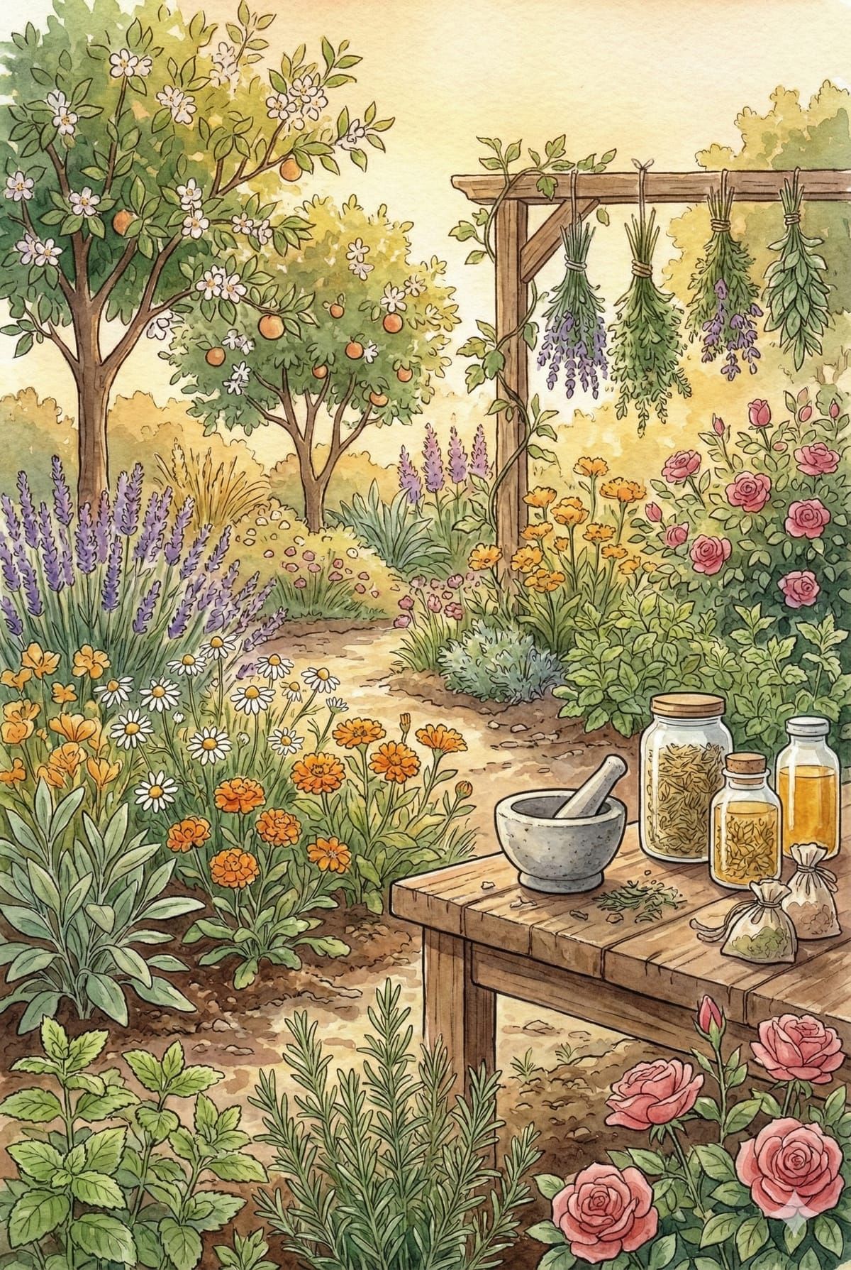 Guru Ji's magnificent healing garden