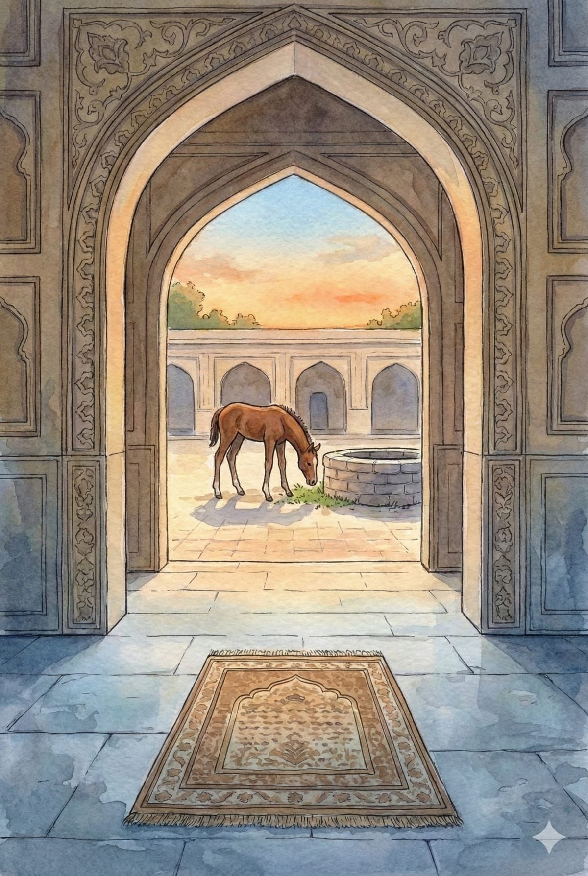 Guru Nanak Dev Ji at the mosque