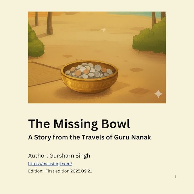 The Missing Bowl: A Story from the Life of Guru Nanak