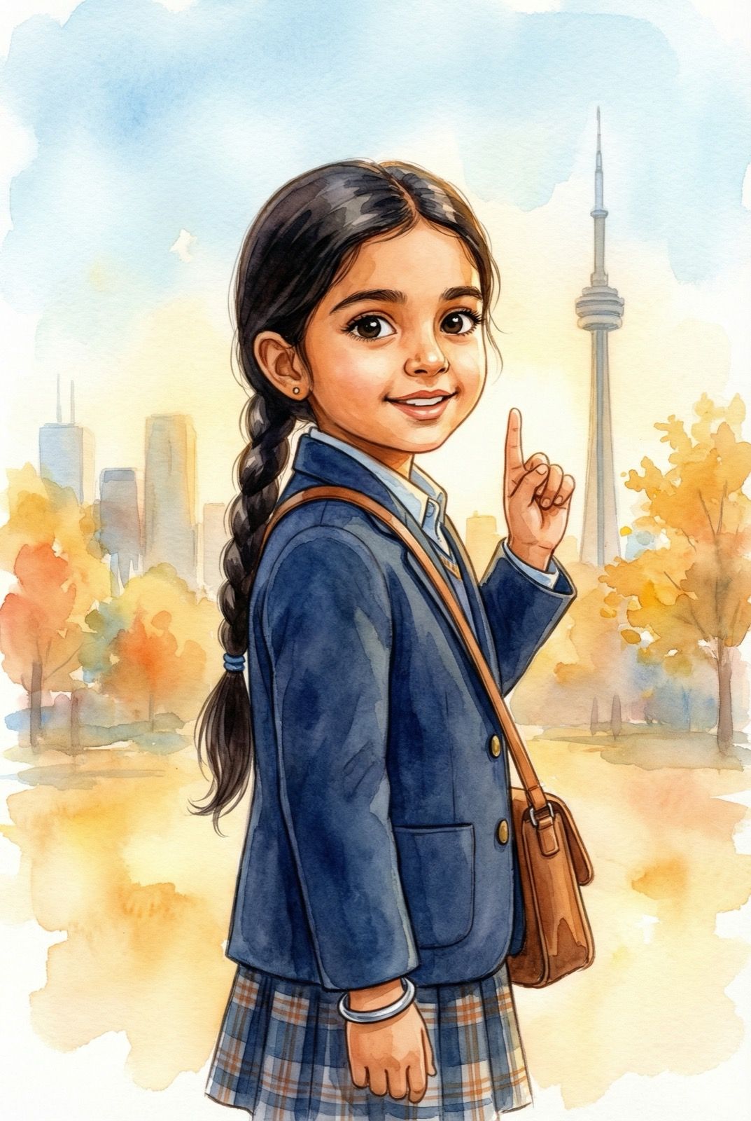 Simran Kaur — a young Sikh girl from Toronto