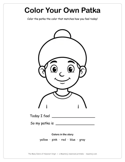 Color Your Own Patka