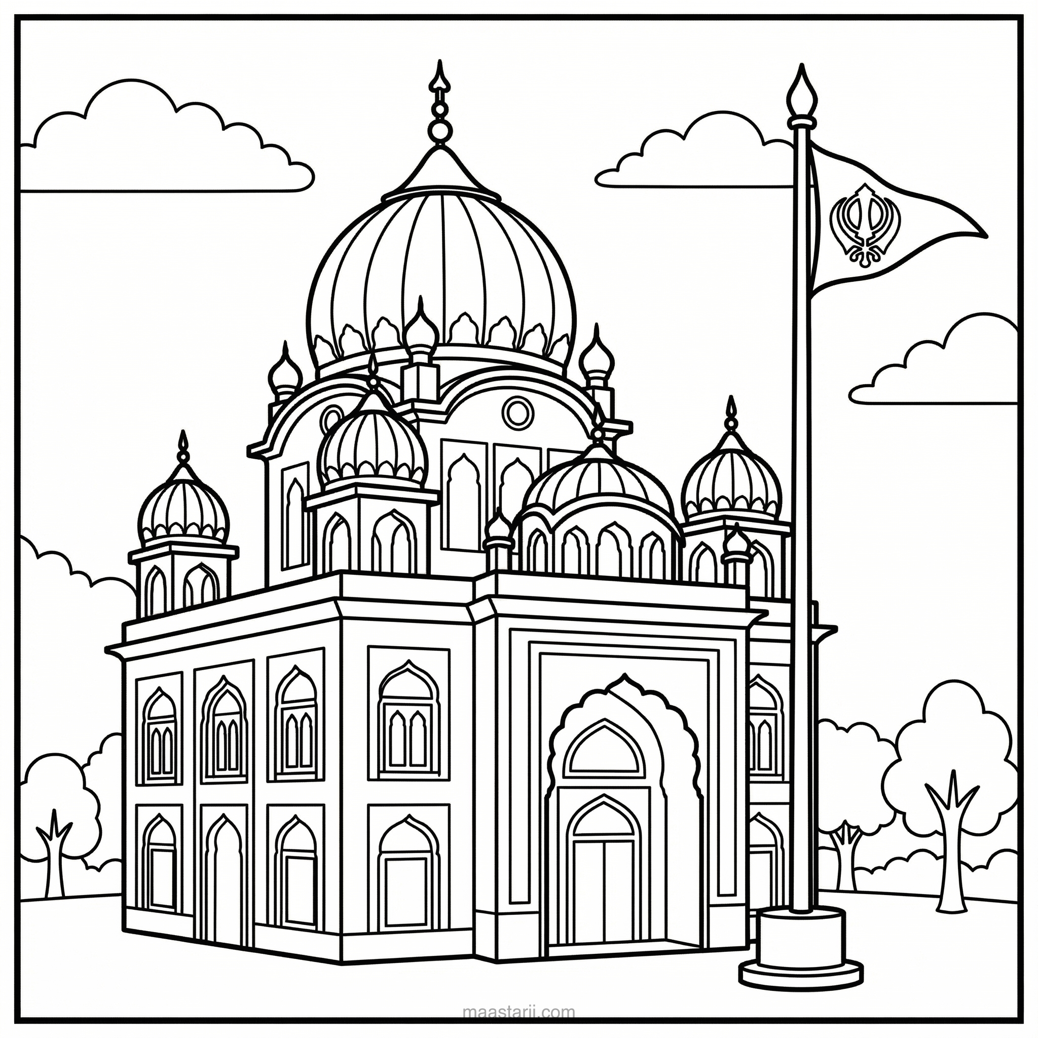 SHM coloring page 2