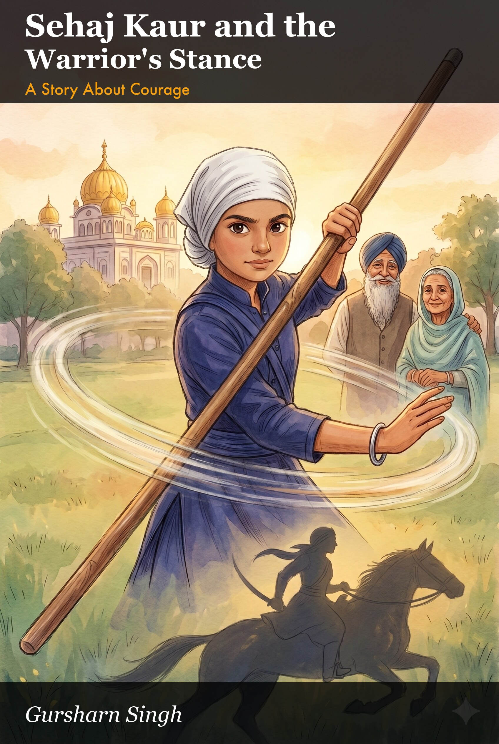 Cover of Sehaj Kaur and the Warrior's Stance