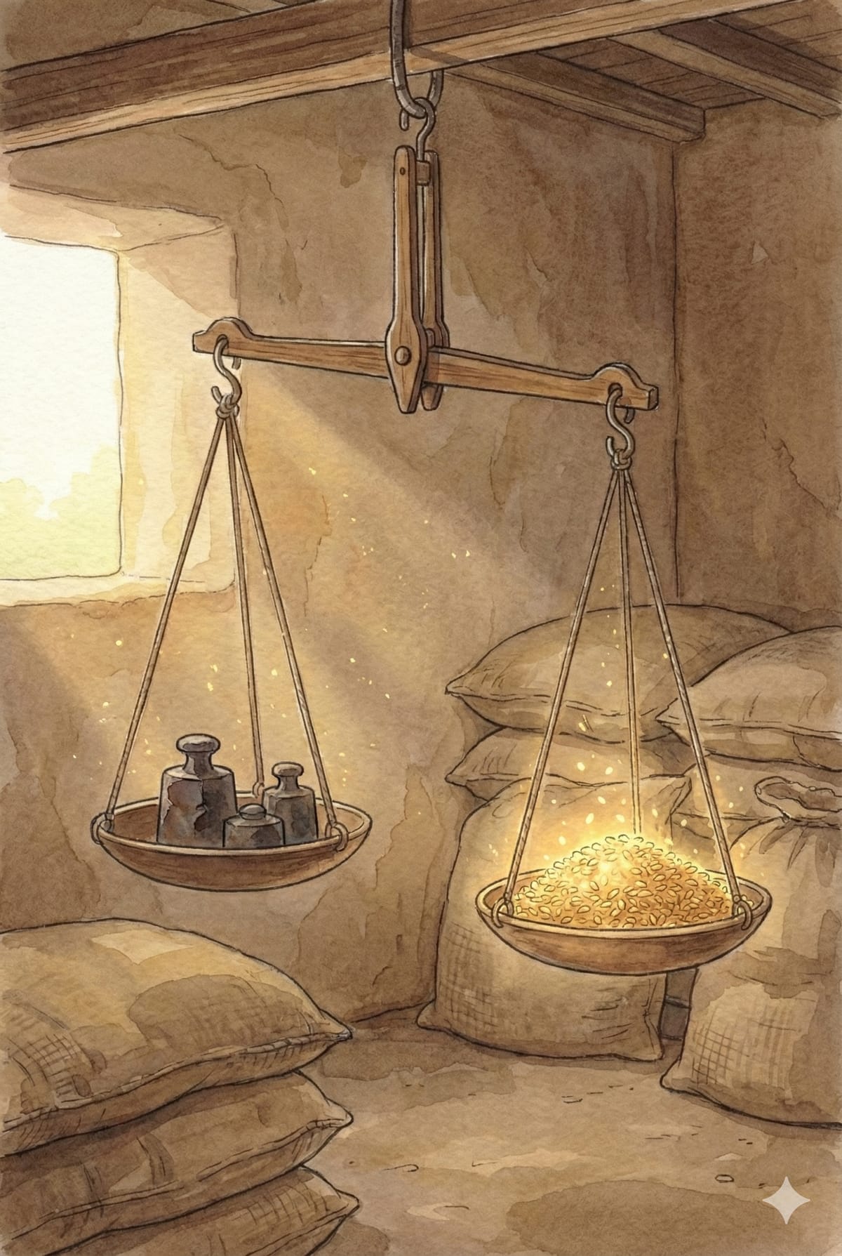 Abstract representation of family bonds and early adulthood