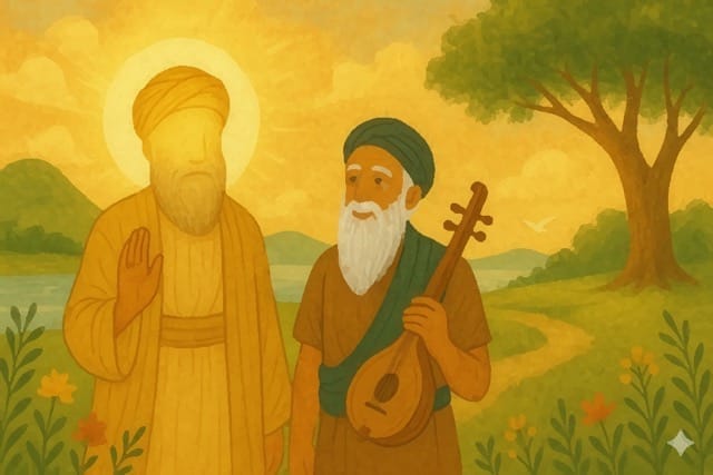 Guru Nanak and Bhai Mardana