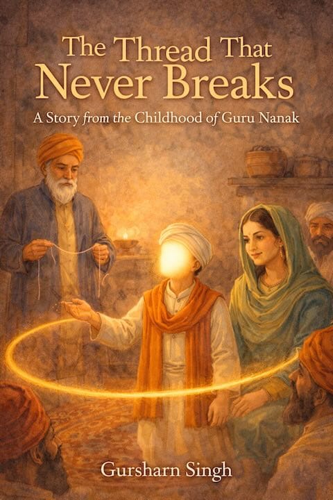 Cover of The Thread That Never Breaks: A Story from the Childhood of Guru Nanak