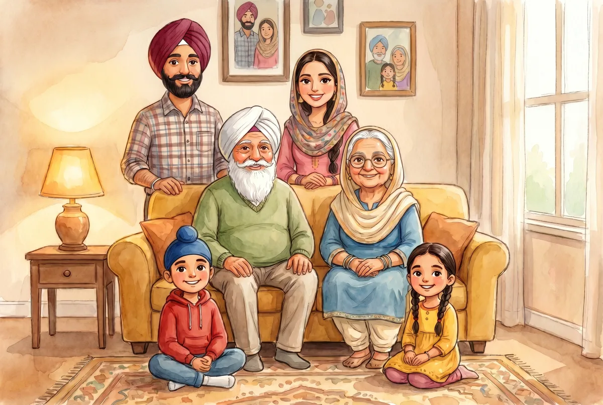 Punjabi Family Names — Chacha, Massi, Nana & Free Printables