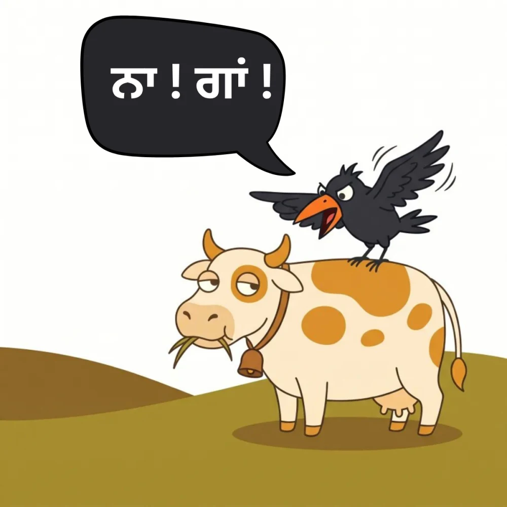 ਨਾ! ਗਾਂ!