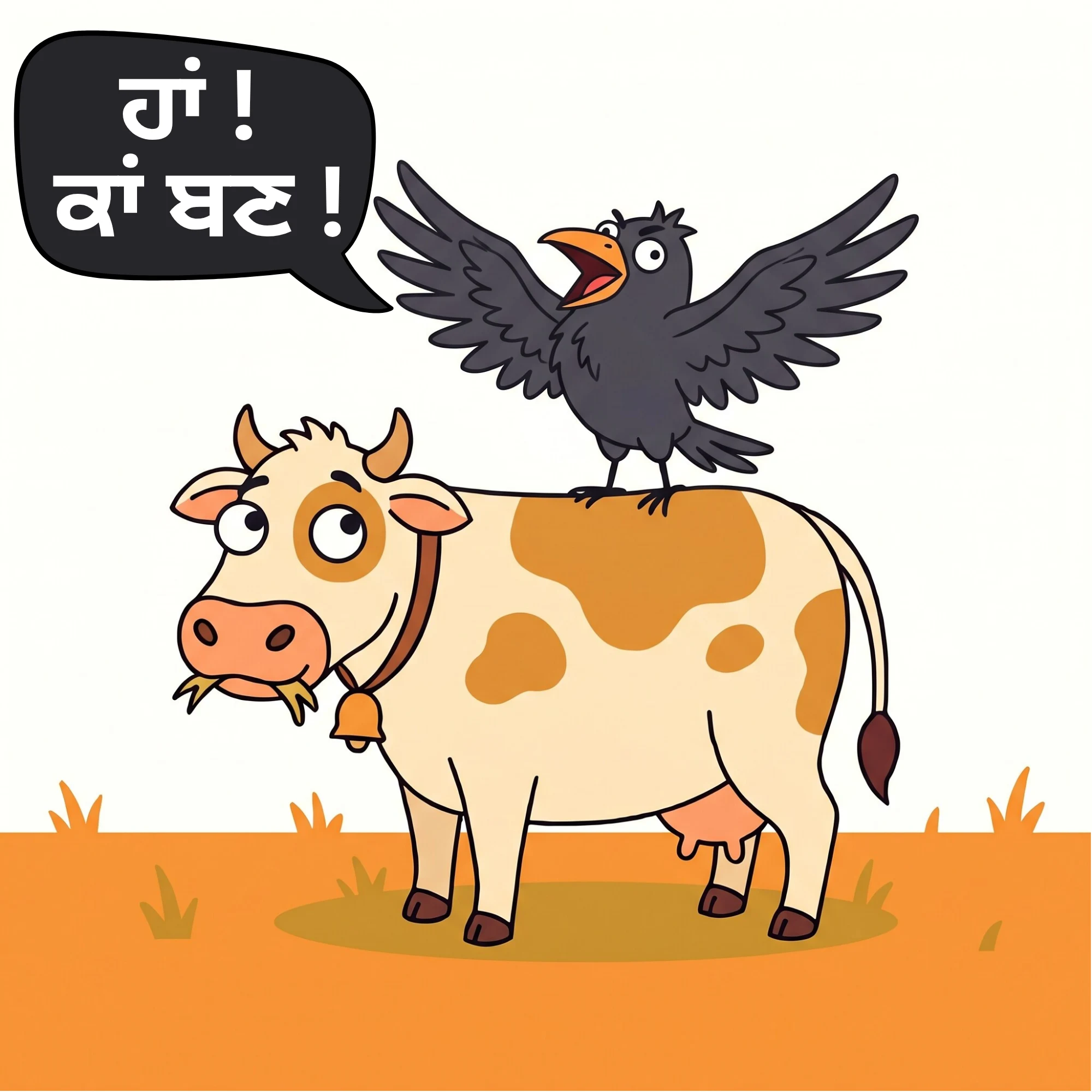 ਹਾਂ! ਕਾਂ ਬਣ!