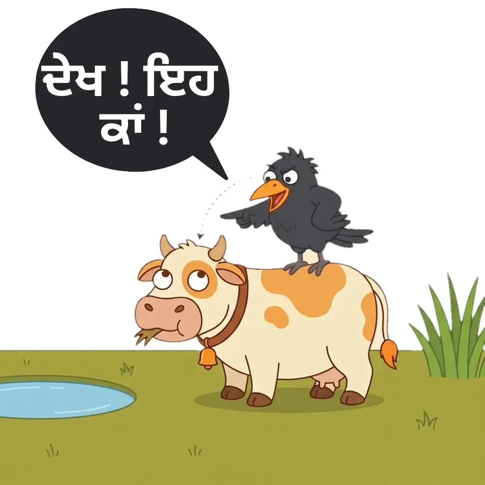 ਦੇਖ! ਇਹ ਕਾਂ!