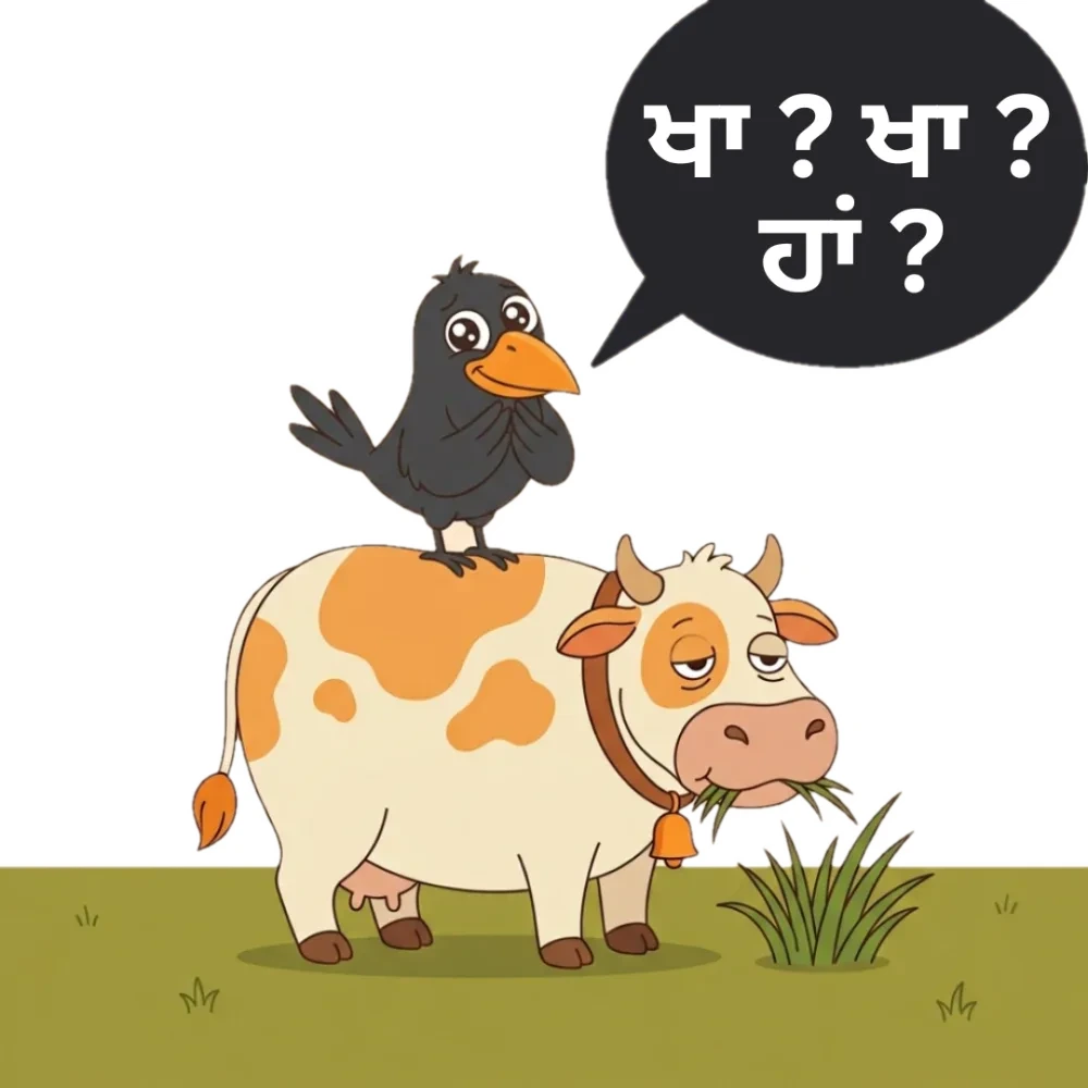 ਖਾ? ਖਾ? ਹਾਂ?