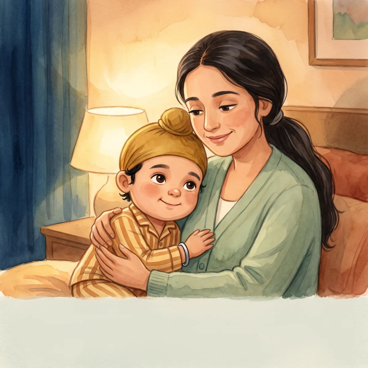 The One Who Holds On — a bilingual Punjabi shabad story for kids