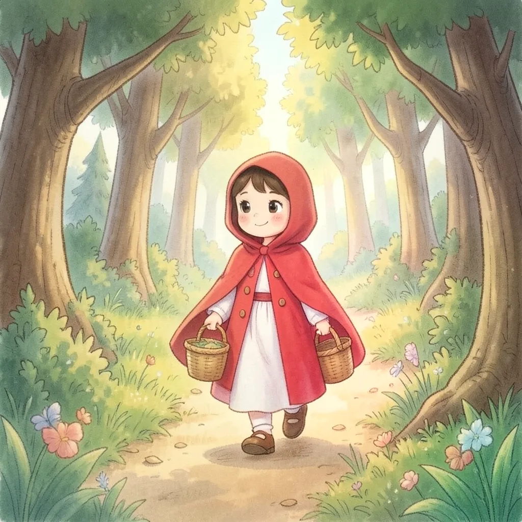 Little Red Riding Hood — bilingual Punjabi and English story