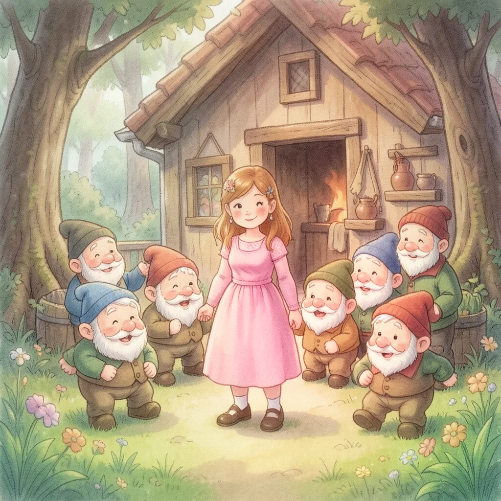 Snow White and the Seven Dwarfs — bilingual Punjabi and English story