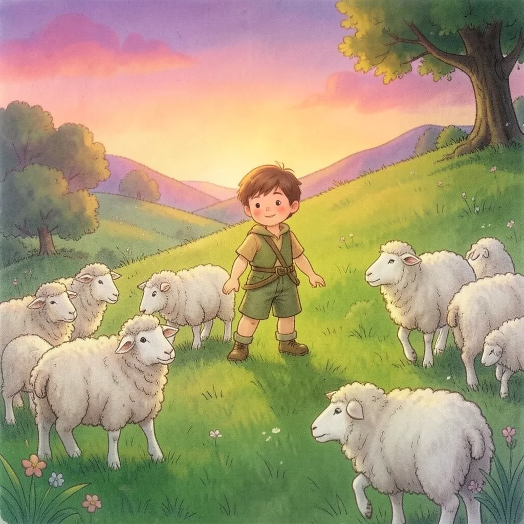 The Boy Who Cried Wolf — bilingual Punjabi and English story