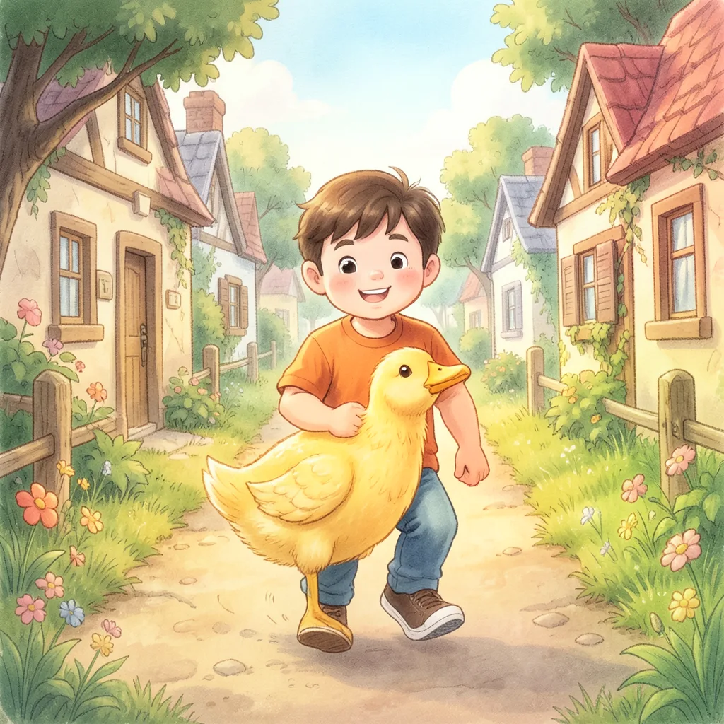 The Golden Goose — bilingual Punjabi and English story
